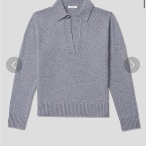AYR cashmere polo sweater